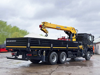 Бортовой FAW J6L 4*2 с КМУ XCMG SQS 250-5_2