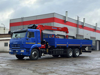 Бортовой  КАМАЗ 65117 с КМУ KANGLIR KS2056H + пульт ДУ_0