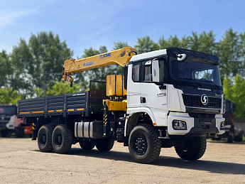 Бортовой SHACMAN X3000 6*6 с КМУ XCMG SQS 200-6_0