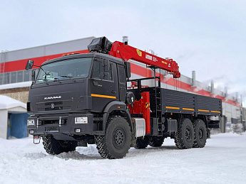 Бортовой КАМАЗ 43118 с КМУ УММ УММаш 816Т (дв. Cummins,  сп/место)_0