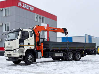 Бортовой FAW CA3250 с КМУ HANGIL HGC976_2