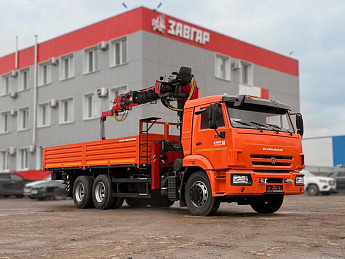 Бортовой КАМАЗ 65115 с КМУ УММ УММаш 816Т (сп/место)_0