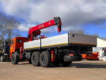 Бортовой КАМАЗ 43118 с КМУ HORYONG HRS206 (дв. Cummins,  сп/место)_4