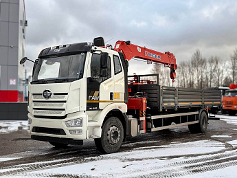 Бортовой FAW J6L 4*2 с КМУ KANGLIM KS1256G_2