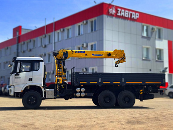 Бортовой SHACMAN X3000 6*6 с КМУ XCMG SQS 200-6_5