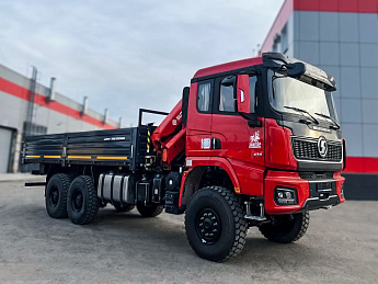 Бортовой SHACMAN X3000 6*6 с КМУ SUNHUNK К168-4_0