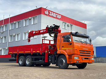 Бортовой КАМАЗ 65115 с КМУ УММ УММаш 806Т (сп/место)_0