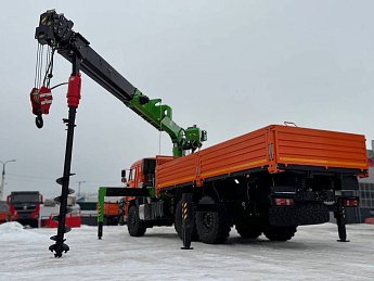 Бортовой КАМАЗ 43118 с КМУ СмартЭко FG716HP (дв. КАМАЗ,  сп/место)_4