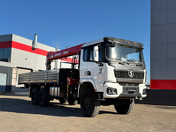 Бортовой SHACMAN X3000 6*6 с КМУ SUNHUNK S3005_0