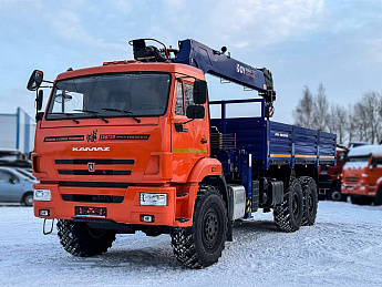 Бортовой КАМАЗ 43118 с КМУ DONGYANG SS1956 ACE (дв. КАМАЗ, без сп/места)_1