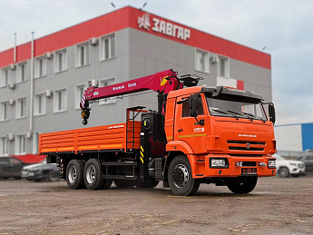 Бортовой КАМАЗ 65115 с КМУ SUNHUNK S2106 (сп/место)_0