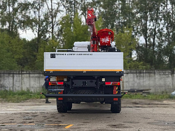 Бортовой  SHACMAN X3000 6*6 с КМУ KANGLIR KS2056H + пульт ДУ_3