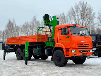 Бортовой КАМАЗ 43118 с КМУ СмартЭко FG716HP (дв. КАМАЗ,  сп/место)_0