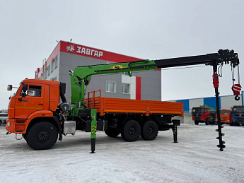 Бортовой КАМАЗ 43118 с КМУ СмартЭко FG716HP (дв. КАМАЗ,  сп/место)_3