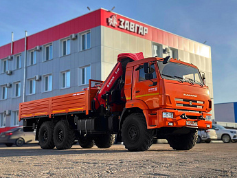 Бортовой КАМАЗ 43118 с КМУ SUNHUNK К238-4 (дв. КАМАЗ, без сп/места)_0
