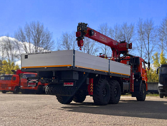Бортовой КАМАЗ 43118 с КМУ HORYONG HRS206 (дв. Cummins,  сп/место)_2