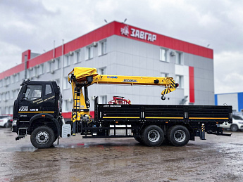 Бортовой FAW J6L 4*2 с КМУ XCMG SQS 250-5_5