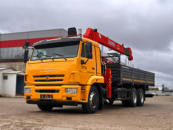 Бортовой  КАМАЗ 65115 с КМУ KANGLIR KS2056H  + пульт ДУ_2