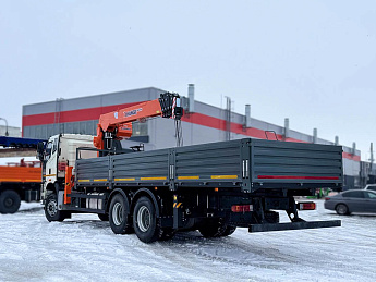 Бортовой FAW CA3250 с КМУ HANGIL HGC976_4