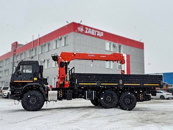 Бортовой КАМАЗ 43118 с КМУ KANGLIM KS1256G (дв. Cummins,  сп/место)_2